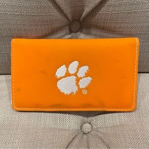 Alan Stuart NY Clemson Tigers Embroidered Folding Passport holder